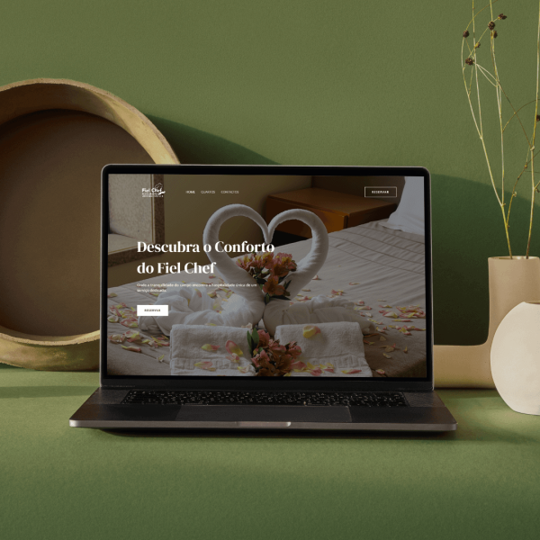 Green and Yellow Modern Laptop Mockup Instagram Post